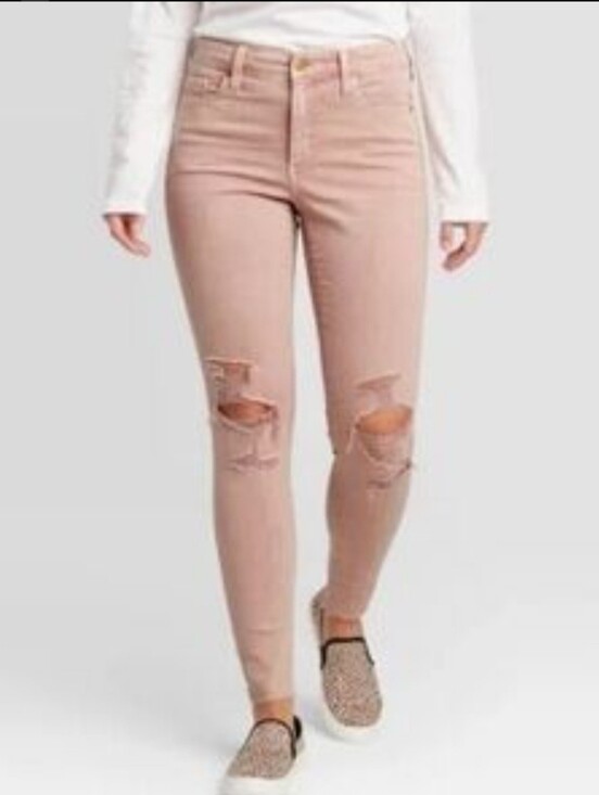 Universal Thread Denim - Universal Thread Women's Blush High-Rise Jeans